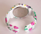 Floral Minnie Mouse Bangle Watch for Ladies | Disney Bangle Cuff Watch