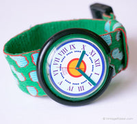 1992 swatch Pop PWG100 Perles de Folie reloj | Pop verde swatch reloj