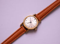 Winziger goldener Vintage-Mechaniker Timex Uhr | Timex Uhr Sammlung