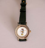 Winziger Jahrgang Minnie Mouse Uhr mit Edelsteinen | Elegant Disney Uhr