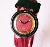 1992 swatch Pop PWB160 Red Velvet reloj | Pop de oro swatch reloj