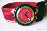 1992 swatch POP PWB160 Red Velvet Uhr | Gold Pop swatch Uhr