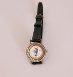 Minuscule vintage Minnie Mouse montre avec des pierres précieuses | Élégant Disney montre