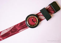 1992 swatch Pop PWB160 Red Velvet reloj | Pop de oro swatch reloj