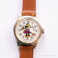 Vintage ▾ Minnie Mouse Disney Guarda | RARO Bradley Orologio meccanico