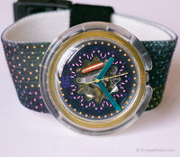 1992 Swatch Pop pwz103 veruschka montre | Pop étincelant Swatch montre