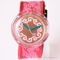 1992 swatch Pop PWK155 Corolla reloj | Pop mandala swatch reloj 90