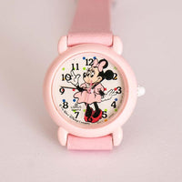 Rosa vintage Minnie Mouse Lorus Cuarzo reloj | Lorus V811-0450 Z0 reloj