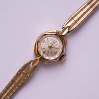 Tiny Gold-tone Timex Ladies Watch | Timex Occasion Wear Dress Watch