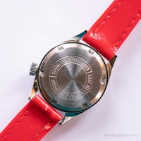 Vintage 70s Papa Smurf Uhr | Silberfarbenes mechanisch Uhr