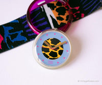 1991 swatch POP PWK135 Jungle Roar Animal Imprimé montre