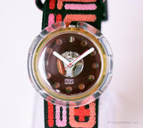 1991 swatch Pop PWK142 Secret Red reloj | Pop rojo swatch reloj 90