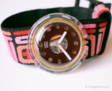 1991 swatch Pop PWK142 Secret Red reloj | Pop rojo swatch reloj 90