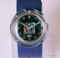 1991 swatch Pop PWK144 Legal Blue Uhr | Skelett swatch Uhr 90er Jahre