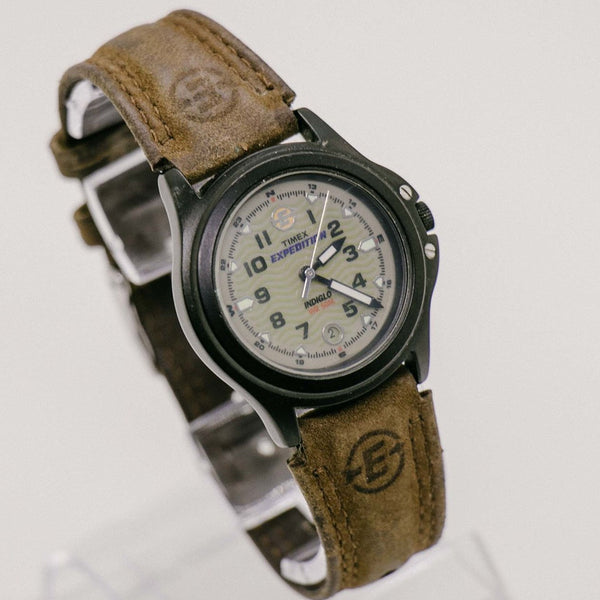 Ancien Timex Expedition Indiglo 50m montre | Le noir Timex montre Le recueil
