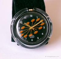 1996 Pop Swatch PMB110 Coffee Watch | Rerto Pop Swatch Midi 90s