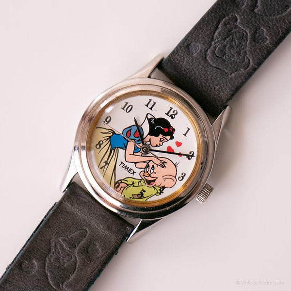 Blanche-Neige vintage Timex montre | Personnage Disney montre Le recueil