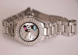 Silver-tone Minnie Mouse Watch with Gemstones | Accutime Watch Corp