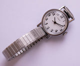 Tone argenté classique Timex montre | Montres mécaniques pour hommes et femmes