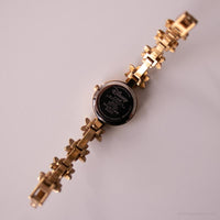 Vintage Luxury Tinker Bell Fairy Seiko Watch | Gold-Tone Disney Watch