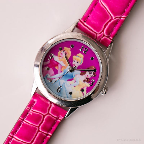 لون القرنفل Disney الأميرة سندريلا أورورا و Belle Watch | Disney مجموعة