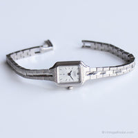 Vintage Citizen 5421-S21532 Watch | Tiny Rectangular Ladies Wristwatch