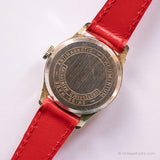 1963 عتيقة وردية باربي ساعة | ساعة ميكانيكية نغمة الفضة
