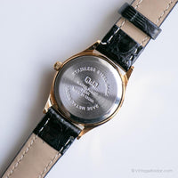 Q & Q Gold-Tone Ladies reloj | Elegante reloj para ella