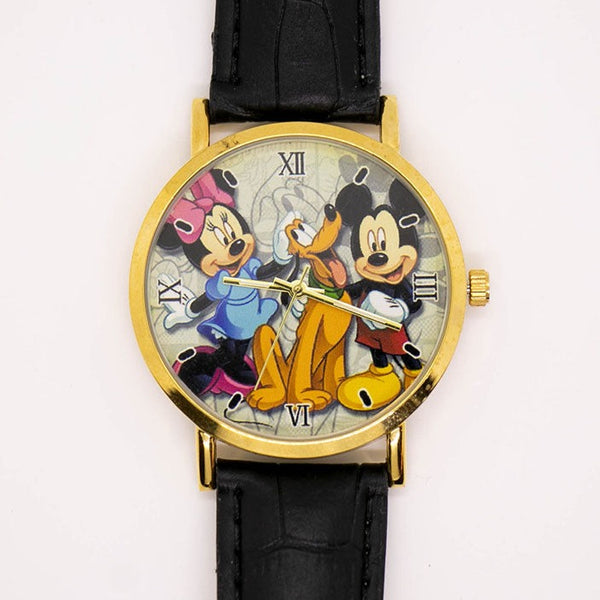 Mickey Mouse Pluto & Minnie Mouse Vintage Quartz Watch