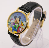 Grande Mickey Mouse & Donald Duck Vintage Quartz orologio
