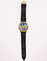 Big Mickey Mouse & Donald Duck Vintage Quartz Watch