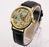 Retro Mickey Mouse and Minnie Mouse Comic Book Style Watch