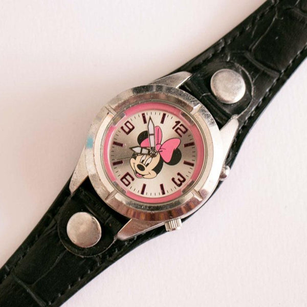 MZB vintage Minnie Mouse Disney reloj para mujeres con función de luz