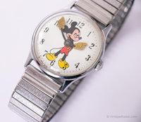 Vintage raro del 1968 Mickey Mouse Guarda da Timex | Walt Disney Productions Watch
