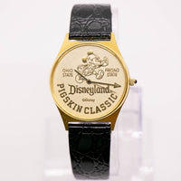1994 Helbros Maßgeschneiderte Schweinslederklassiker Mickey Mouse Uhr
