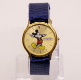 التسعينيات Mickey Mouse الساعة السويسرية ساعة حزام الناتو الأزرق