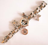 Rose-gold Minnie Mouse Watch with Disney Charms | Disney Jewelry Watch