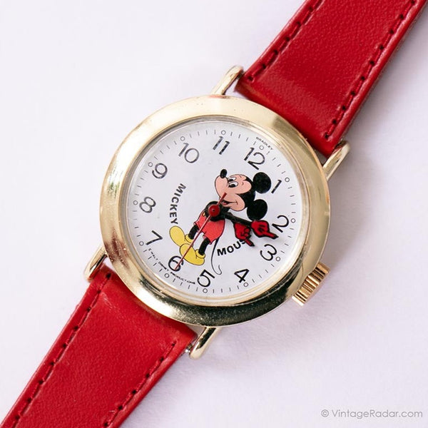 Bradley Division du temps Mickey Mouse Mécanique montre 112 S | Ancien Disney montre