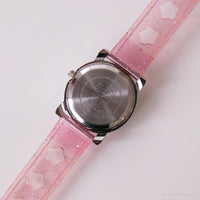Pink Hello Kitty Vintage Watch | ساعة شخصية نغمة فضية