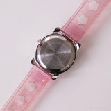 Pink Hello Kitty Vintage reloj | Personaje de tono plateado reloj