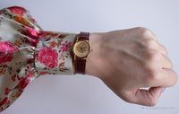 كلاسيكي Seiko 3y03-0049 R1 Watch | نادرة التسعينات من القرن الماضي ساعة الكوارتز