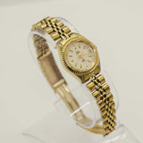 Luxury Timex Indiglo Gold Day-Date Watch for Women 1990s Vintage