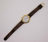 Tono de oro inusual Timex Indiglo reloj 1990 retro reloj Diseño