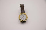 Tono de oro inusual Timex Indiglo reloj 1990 retro reloj Diseño