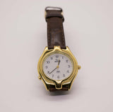 Tone d'or inhabituel Timex Indiglo montre Rétro des années 1990 montre Concevoir