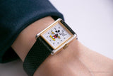 Rara cosecha Bradley Mickey Mouse Tanque mecánico reloj Edición registrada