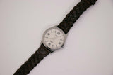 Timex Orologio da orologio in pelle marrone indiglo Classic Orologi da polso degli anni '90