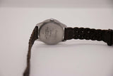 Timex Indiglo Classic Uhr Braunes Leder Uhr Riemen 90er -Handgelenkscheine