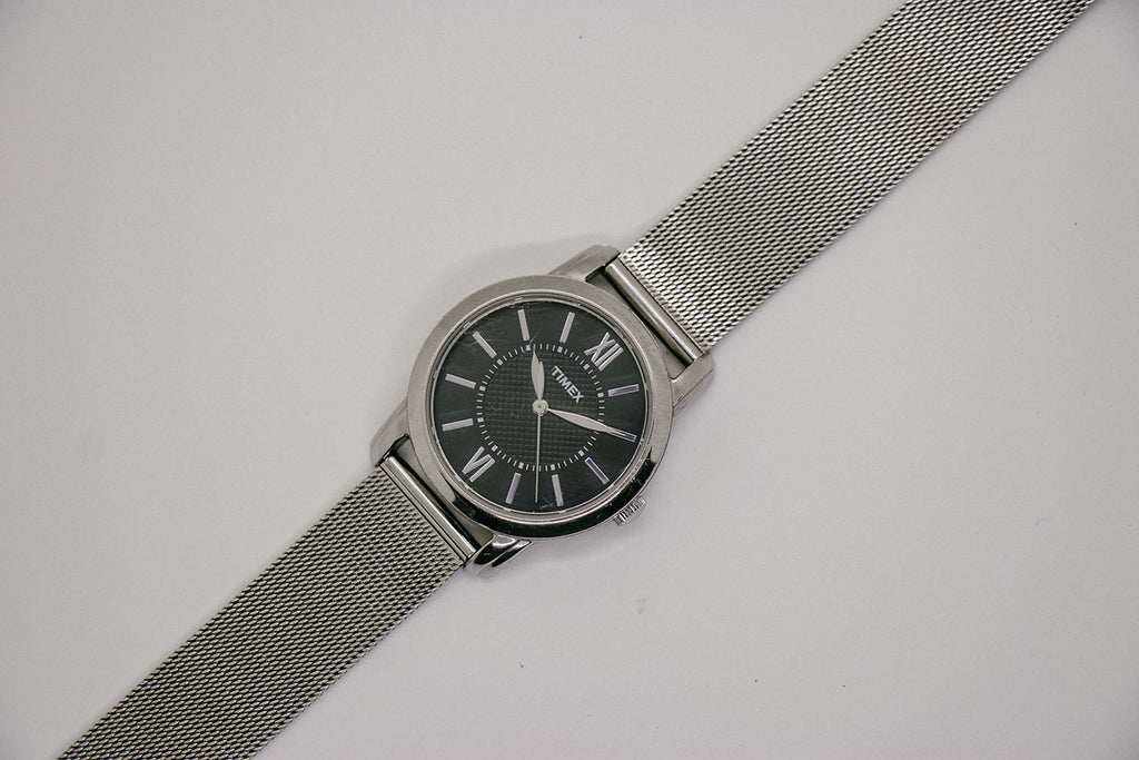 Black Dial Luxury Timex Classic Watch | Modern Timex Wristwatch ...