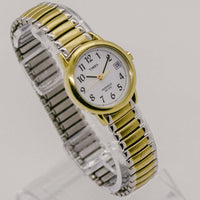 Two-Tone Timex Indiglo Date Watch for Women CR 1216 Cell